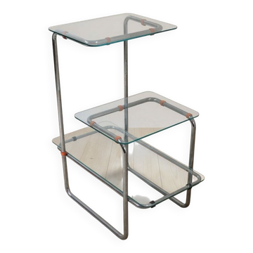 Stand de fleurs, style art déco, bois cintré, Thonet B 136 par Emile Guyot, années 1930