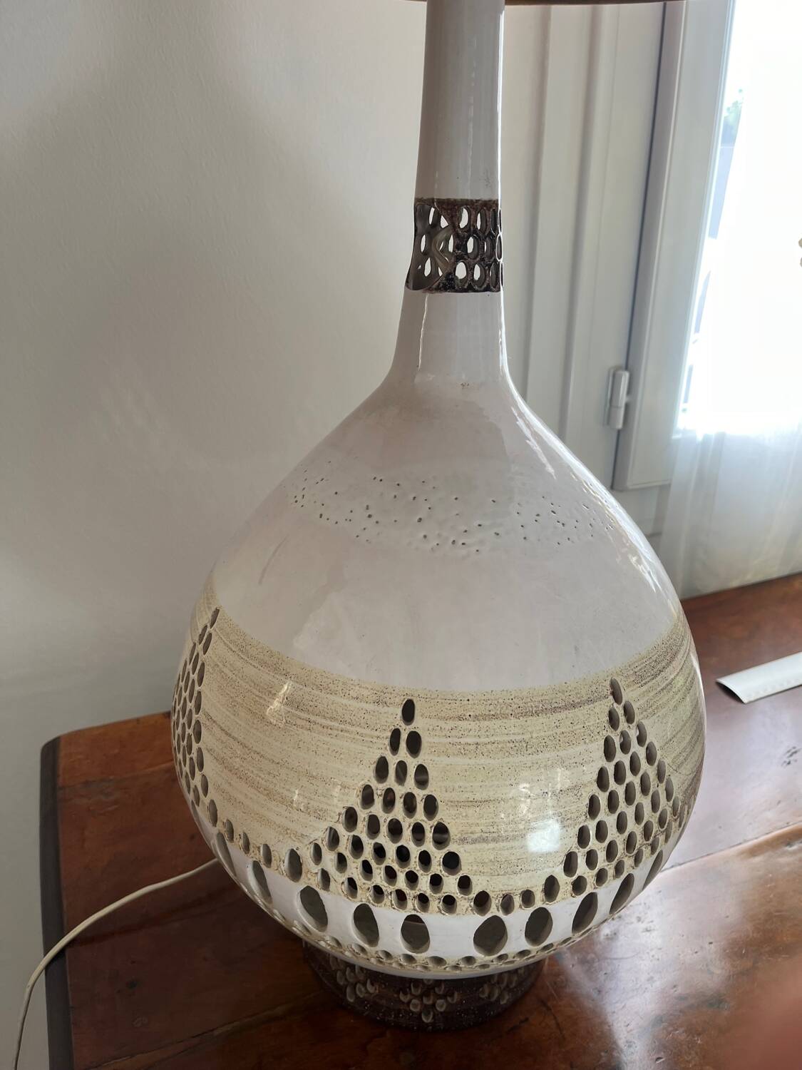 Ceramic lamp G. Pelletier 1960