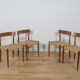 Mid-Century Modern Dining Chairs by Arne Hovmand-Olsen for Mogens Kold, 1960s, Set of 4