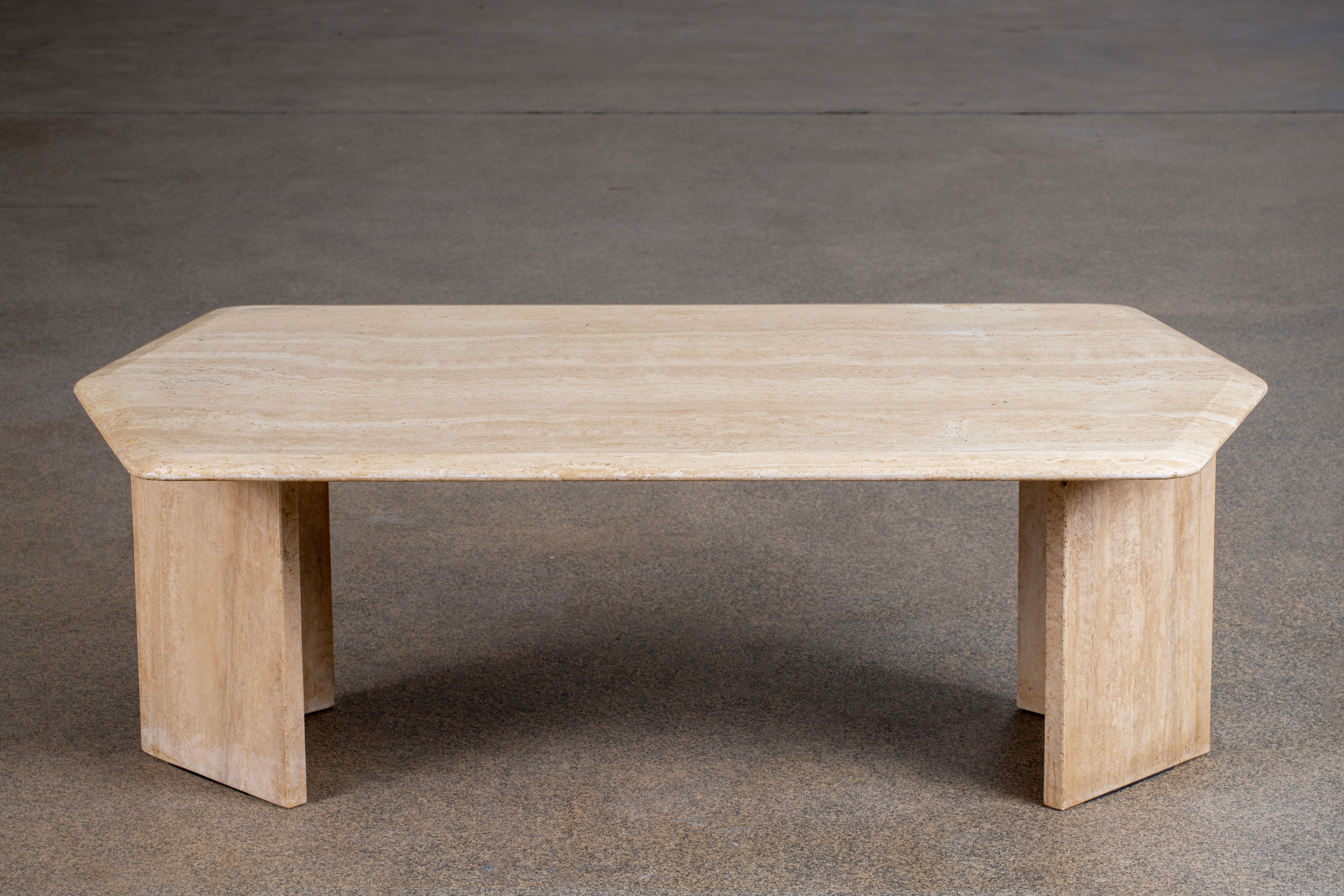 Coffee table Vintage Design Travertine – 134 cm