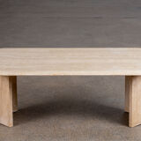 Coffee table Vintage Design Travertine – 134 cm