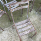 14 metal bistro chairs