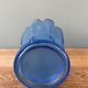 Blue Art Deco vase signed Espaivet France