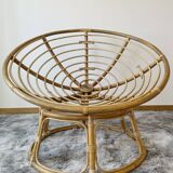 Papasan armchair or rattan loveseat