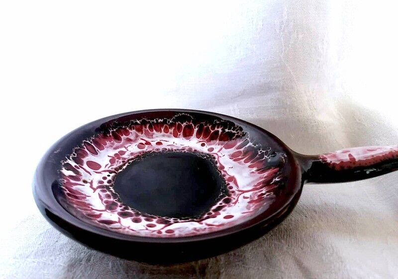 Handmade Vallauris cup or iris ashtray
