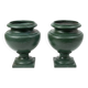 Paire de vases medicis en fonte du XIXème