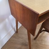 Scandinavian-style vintage desk