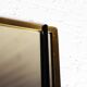 Vintage brass mirror, 45x29 cm