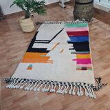 Handmade wool Berber rug 150 X 100 CM