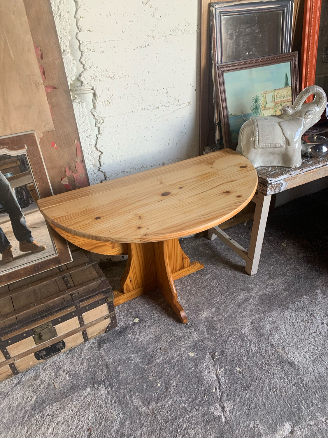 Folding pine table – Chic mountain spirit