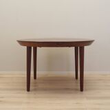 Round rosewood table, Danish design, 1960s, manufacturer: Gudme Møbelfabrik