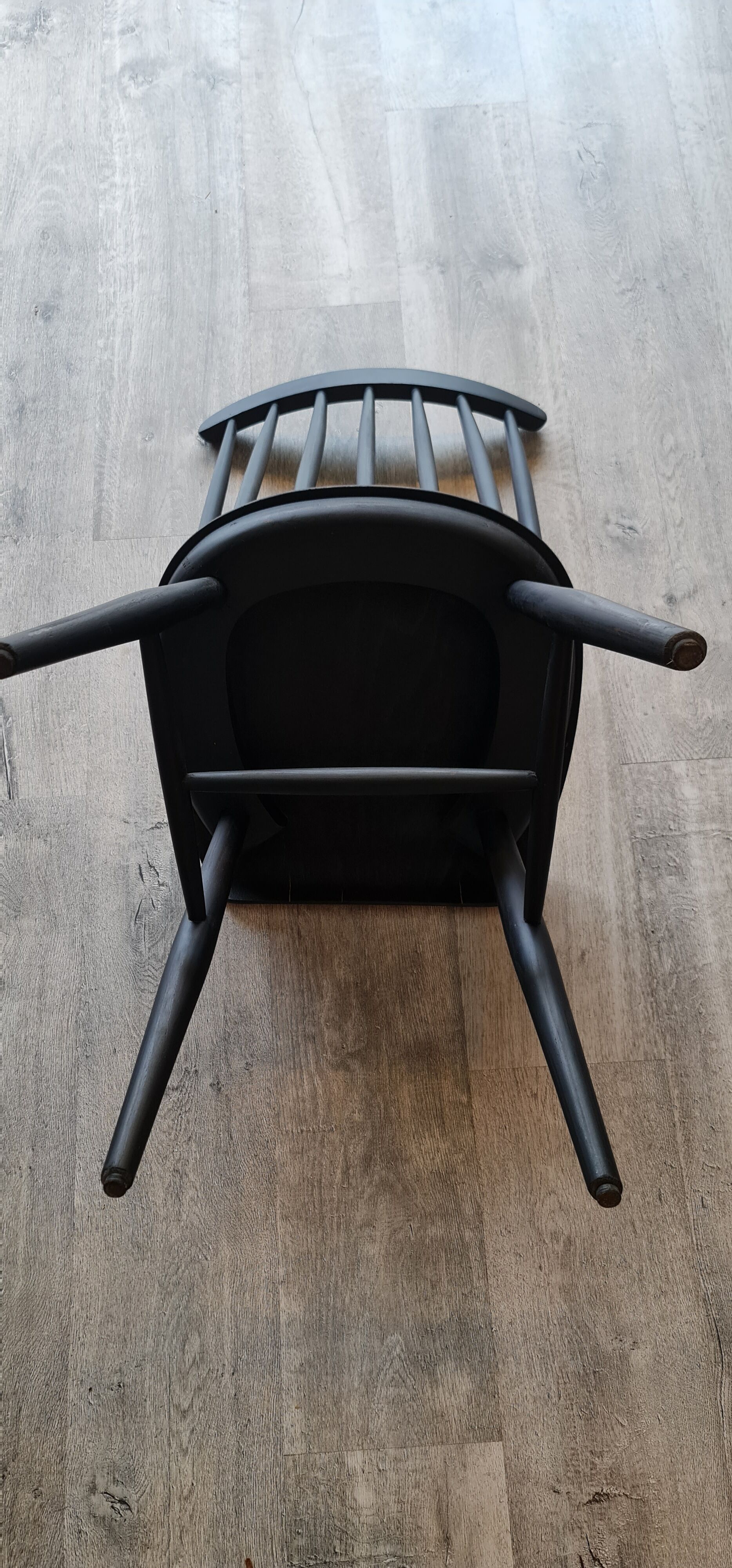 Series of six chairs Fanett by Ilmari Tapiovaara 1960