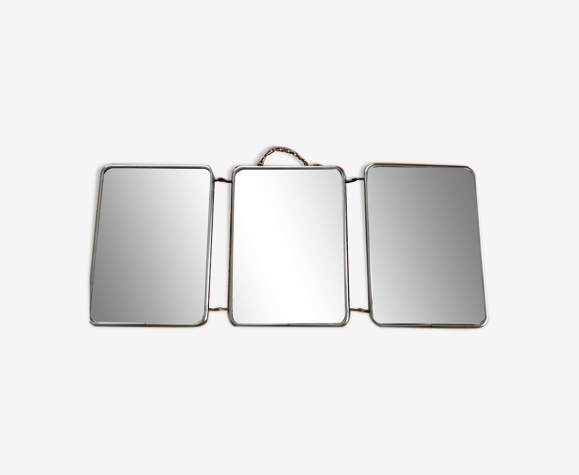Miroir de barbier triptyque 49x21cm
