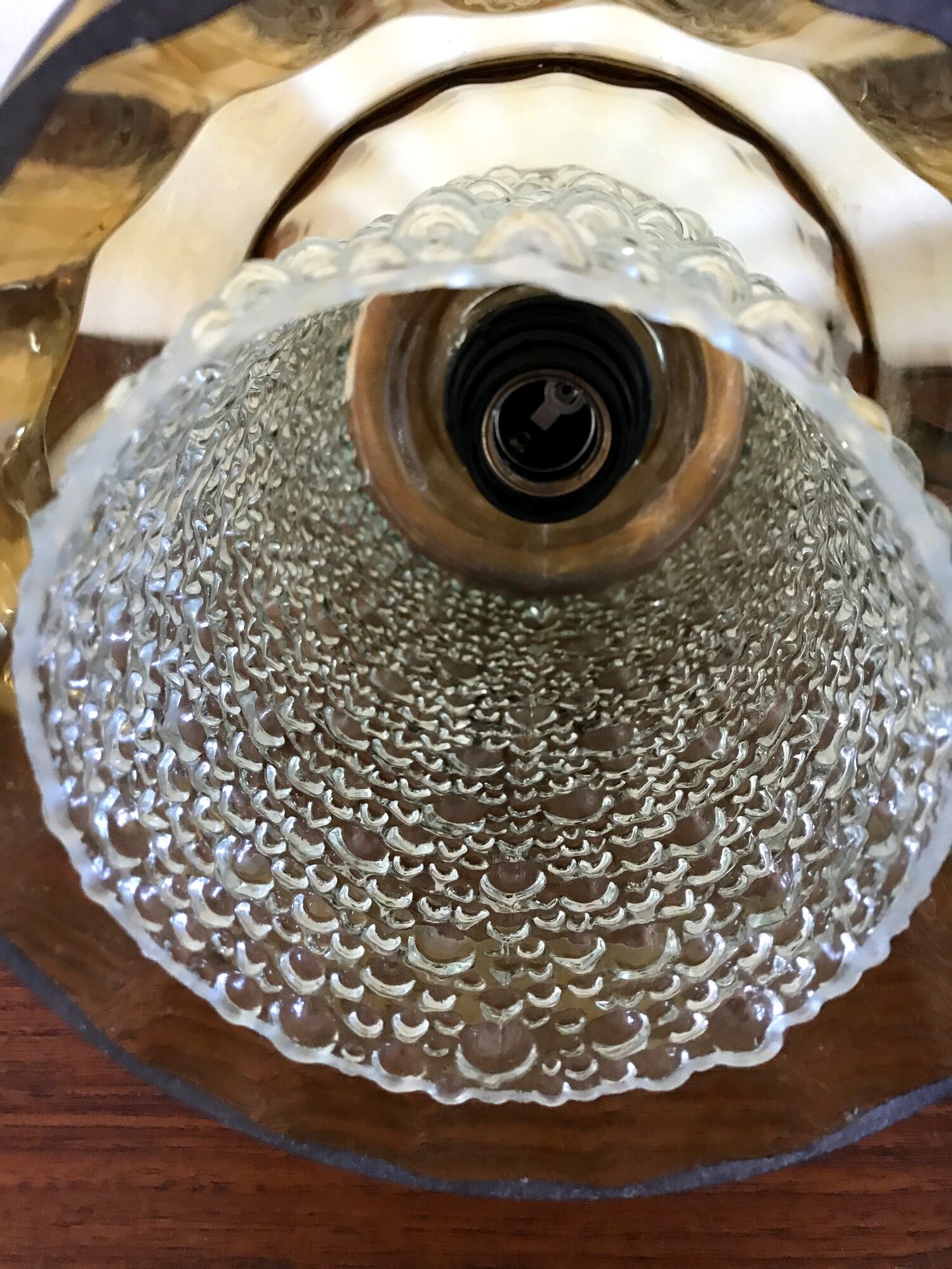 Vintage Scandinavian pendant lamp 60s Carl Fagerlund