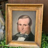 Tableau Portrait Roland Meunier Château de Charmant 51 x 41 cm