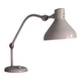 Jumo lamp model GS1 vintage, industrial metal bedside lamp, table lamp, lighting, interior decoration.