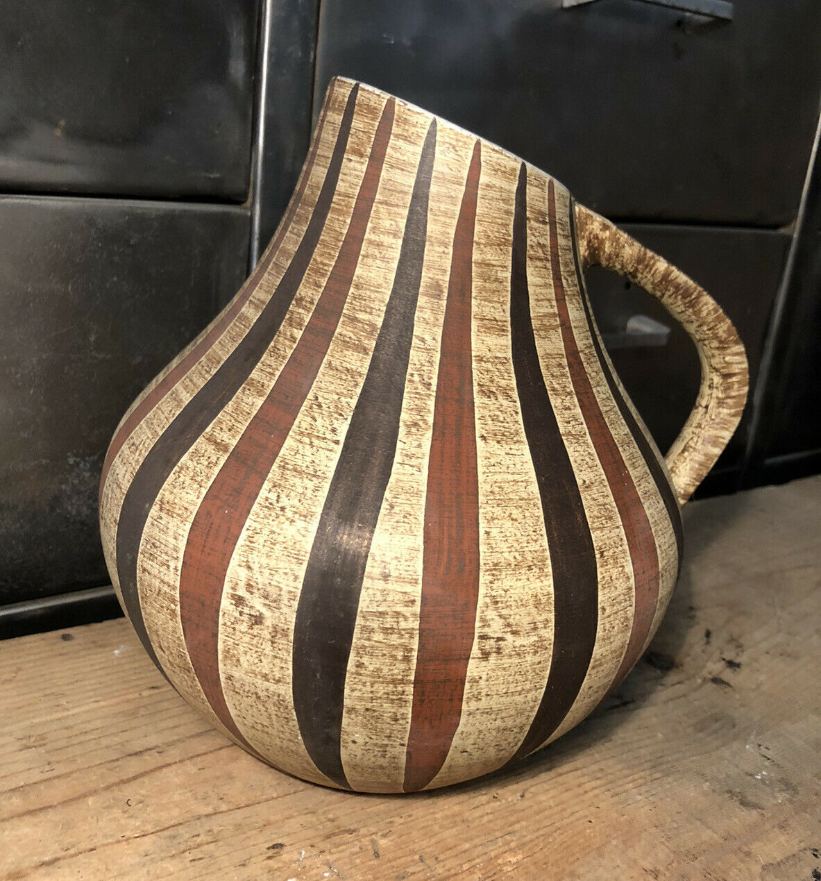 Broc ceramic pitcher vintage design Germany stamped