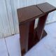 Pair of art deco harnesses, end tables, diamond side tables, 1930