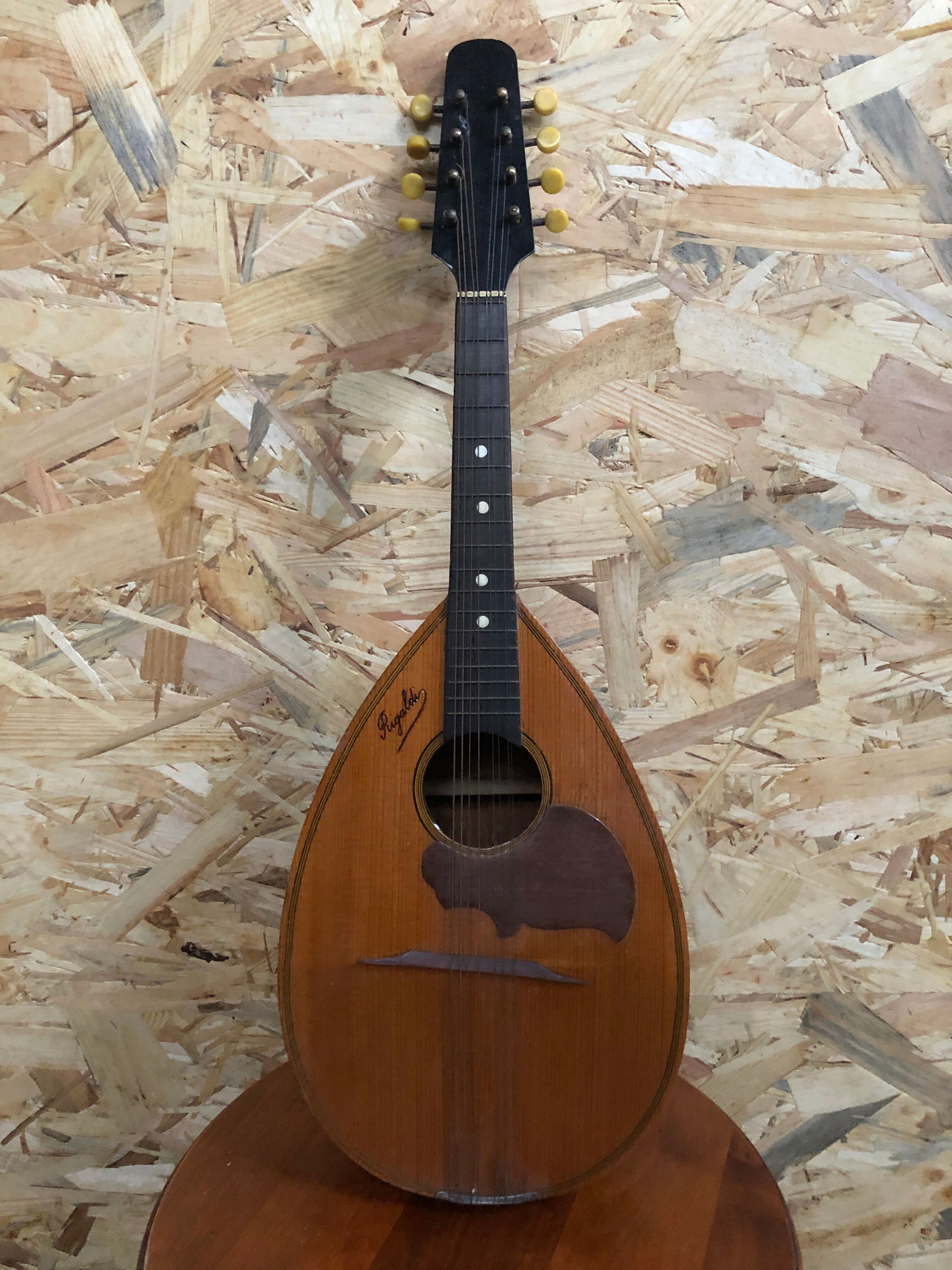 Ancienne mandoline rigaldi bois