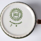 Coffee Set 1966 Rambouillet  Boch Freres S.A. , Set: 6 big plates 6 small plates, 5 cups, sugar pot,