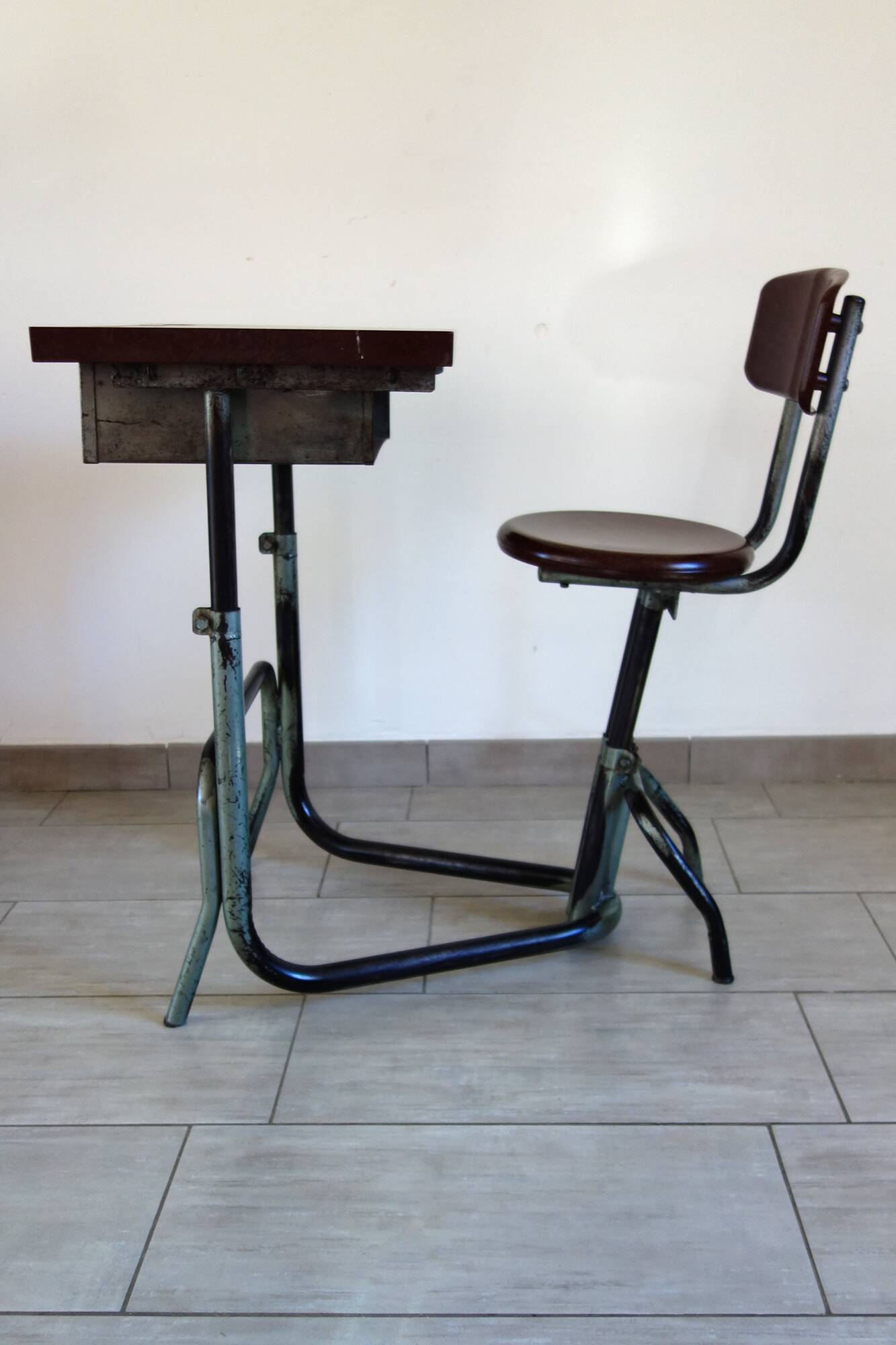 Old school desk from the 1930s