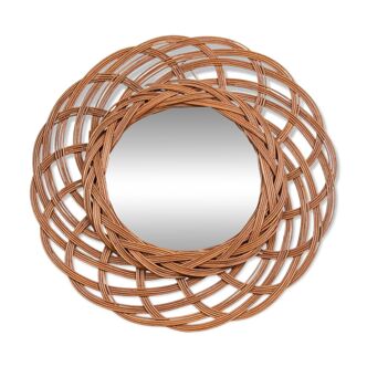 Miroir en osier