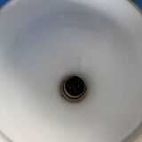 Vintage turquoise blue crackled glazed ceramic lamp – base ch