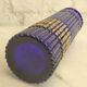 Vintage cobalt blue and gold vase - August Walther & Söhne 1950