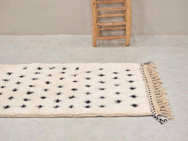 Tapsi en laine pure naturelle fait main pour vôtre couloir