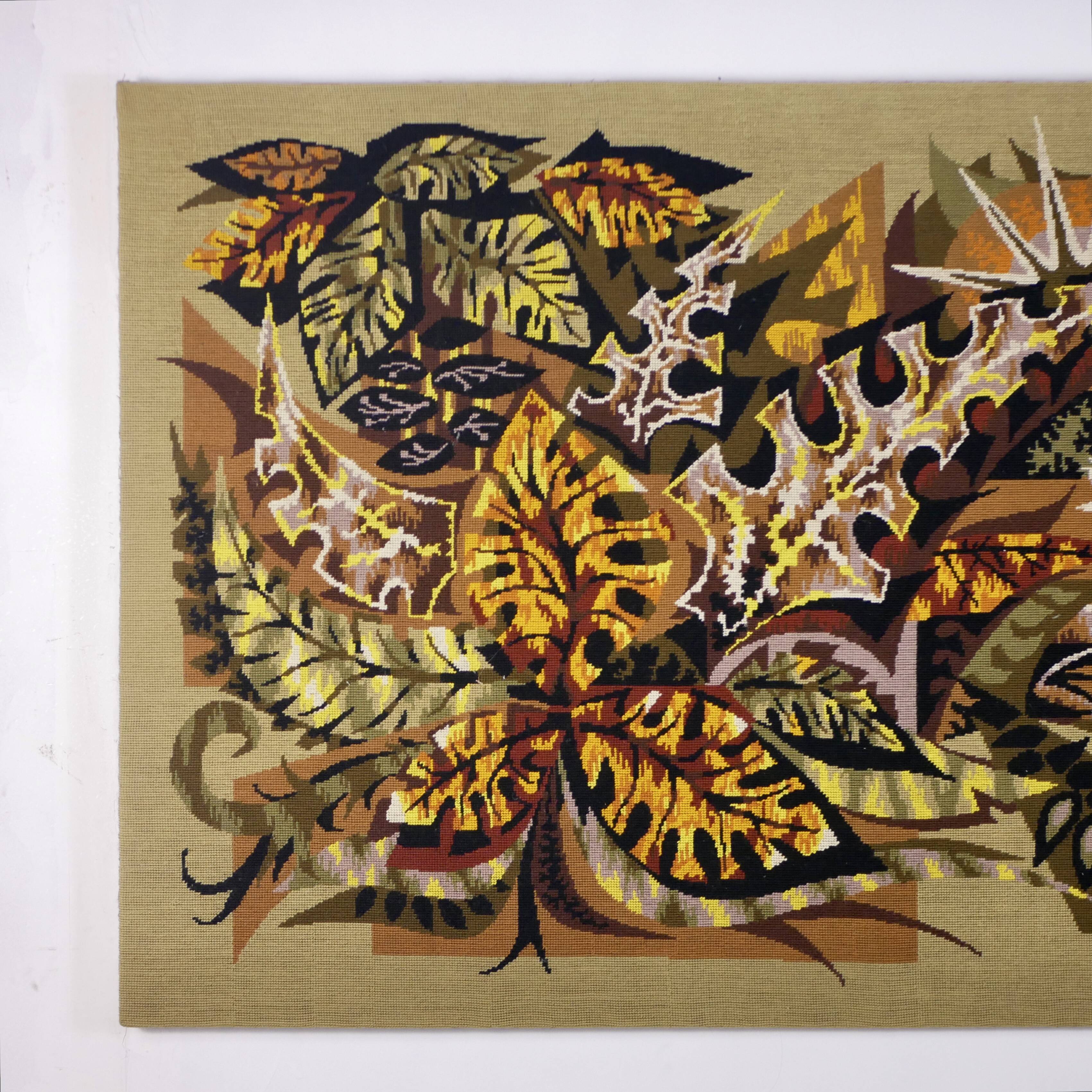 Tapisserie Trinidad en laine par Jean-Claude Duprez, France, années 60