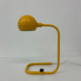 Mid-century design yellow tubular table lamp, 1970’s