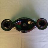 Ceramic candle holder - art deco