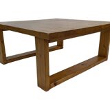 Vintage coffee table pinewood minimalist 1960s