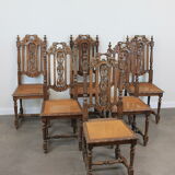 Set of 6 Renaissance chairs