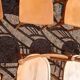Ensemble de 10 chaises bistrot dépareillées années 1950-70 vintage