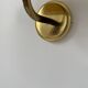 Vintage brass wall light, France, 1970.