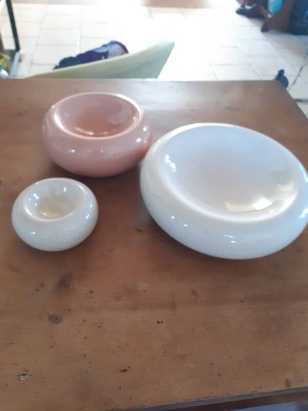 3 vide-poches signés François Chatain