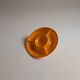 Orange compartmentalized cup