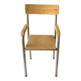 Ancienne chaise d'écolier