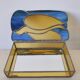 1950s stained glass jewelry box
