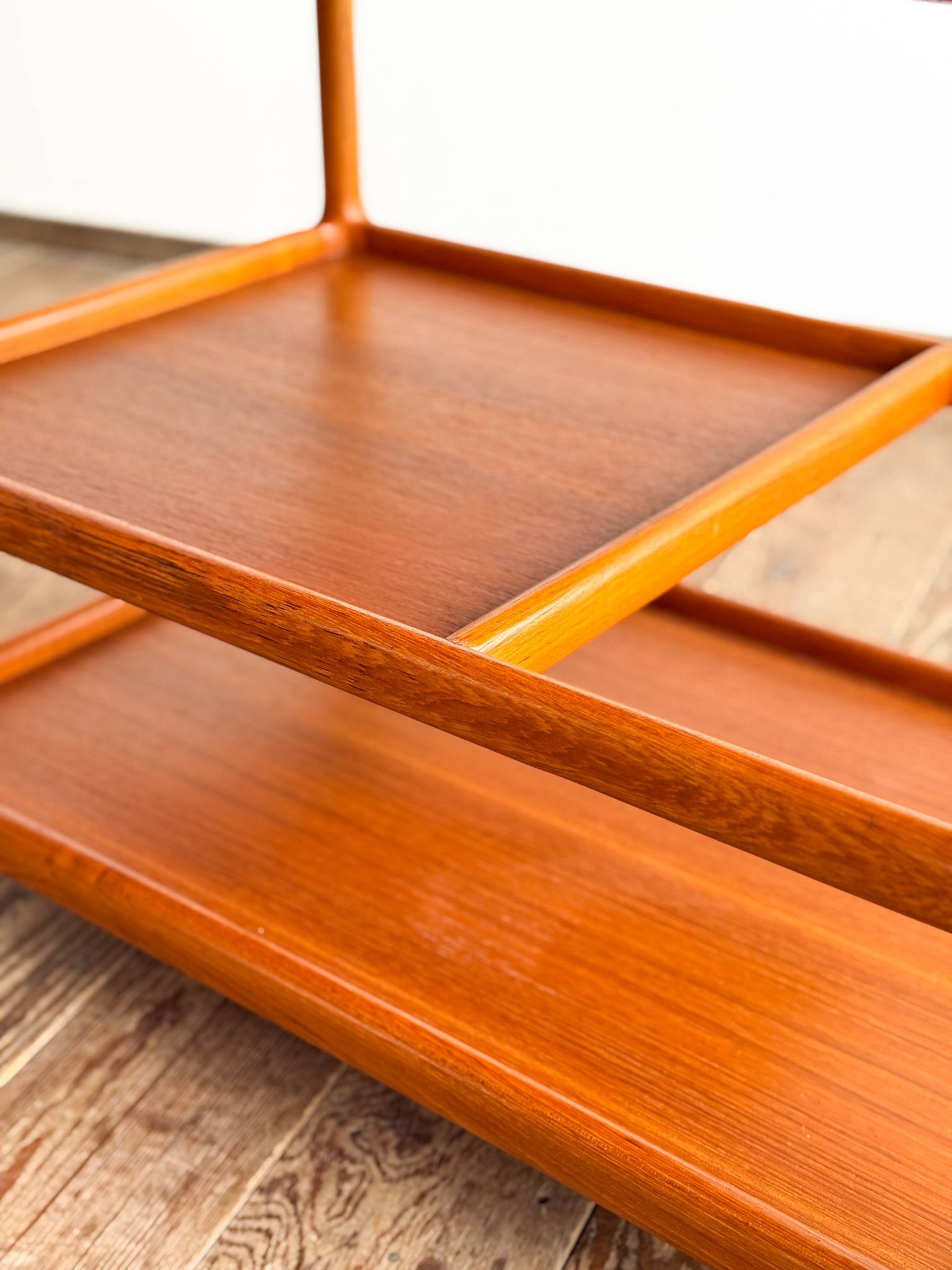 Service trolley and bar Johannes Andersen Silkeborg Denmark Teak