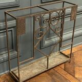 Art Deco umbrella stand in hammered ironwork 1930