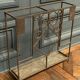 Art Deco umbrella stand in hammered ironwork 1930
