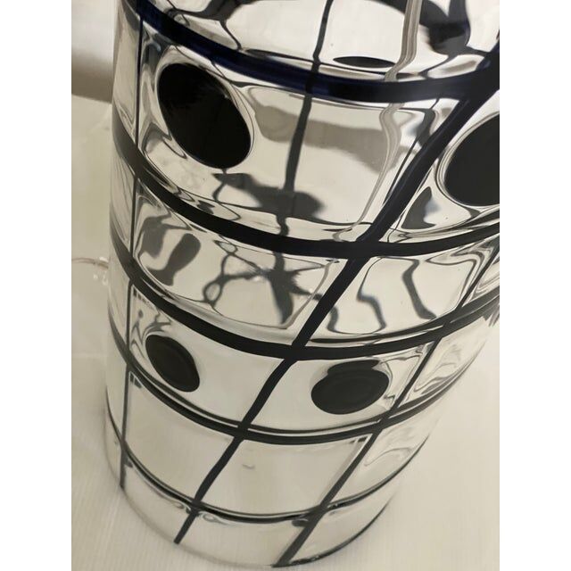 Contemporary Murano glass table lamp