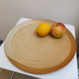Large serving dish or sandstone tray Village France CNP