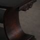 Side table / Low table in Danish Art Deco wood with shelf, 1930s-40s