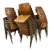 Set of 39 Marko school chairs, 70s, Netherlands
