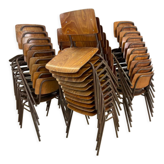 Set of 39 Marko school chairs, 70s, Netherlands