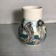 Ancient Ceramics Beige Drawing Zebra MEROSE 98 Signed Vintage