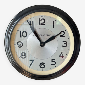 Industrial wall clock charvet delorme brillié ato lepaute functional